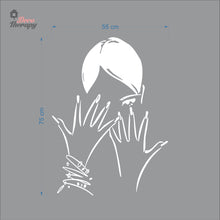 Load image into Gallery viewer, Woman Beauty Nail Salon Wall Decal Decotherapy