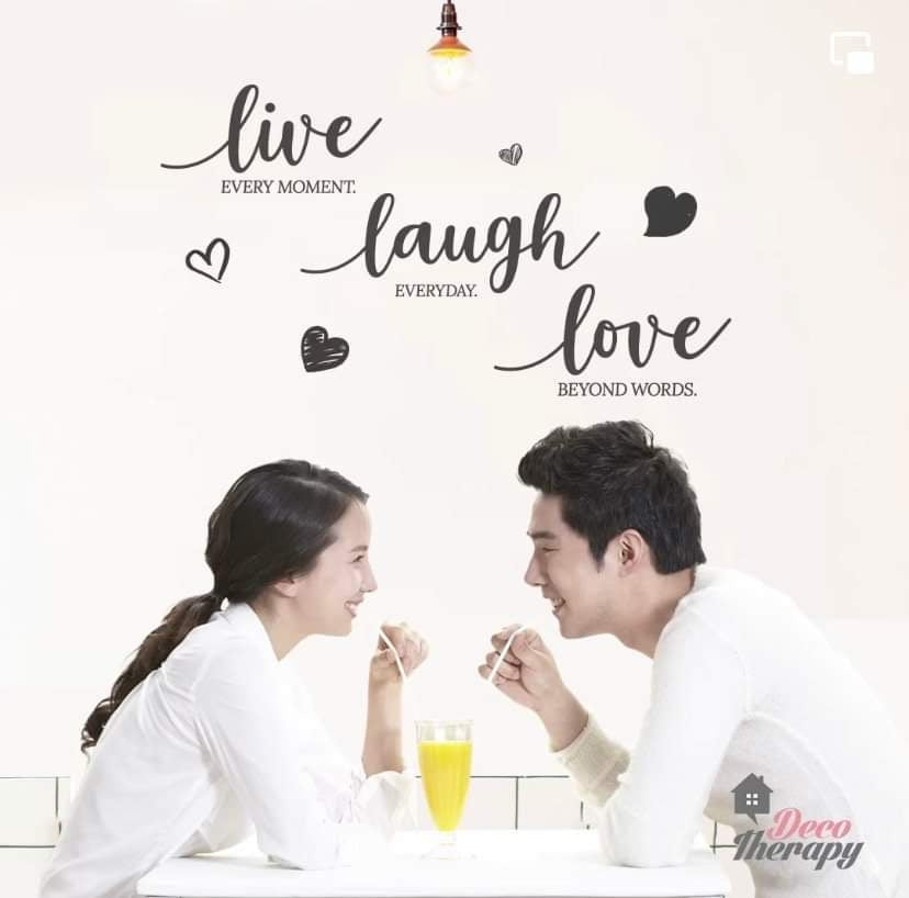 Live Laugh Love V3 Wall Sticker