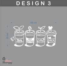 Load image into Gallery viewer, Coffee Cafe Shop Window Creative Design Wall Sticker