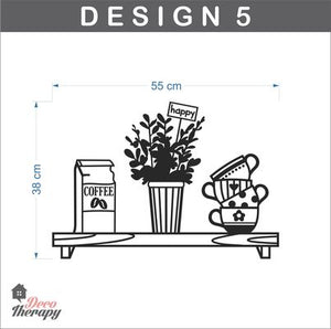 Coffee Cafe Shop Window Creative Design Wall Sticker