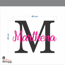 Load image into Gallery viewer, Customized Letter Name Design Wall Sticker