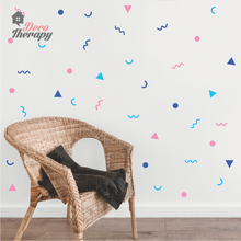 Load image into Gallery viewer, 80&#39;s Party Pattern Wall Sticker