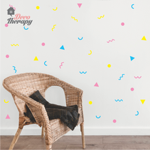 Load image into Gallery viewer, 80&#39;s Party Pattern Wall Sticker