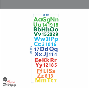 Alphabet V1 Wall Sticker