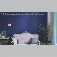 Load image into Gallery viewer, As For Me And My House V5 Wall Sticker