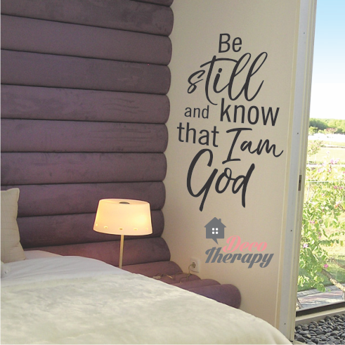 Be Still And Know That I Am God V2 Wall Sticker