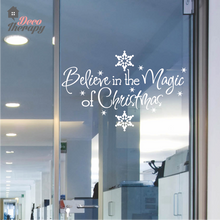 Load image into Gallery viewer, Christmas Believe In The Magic Of Christmas Wall Sticker