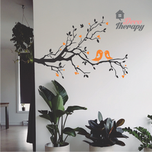 Load image into Gallery viewer, Birds on Tree Left Side Aligned Wall Sticker