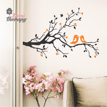 Load image into Gallery viewer, Birds on Tree Left Side Aligned Wall Sticker