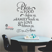 Load image into Gallery viewer, Bless The Food Before Us V4 Wall Sticker