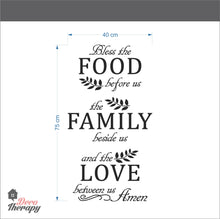 Load image into Gallery viewer, Bless The Food Before Us V5 Wall Sticker