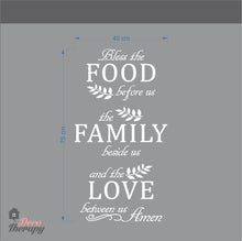 Load image into Gallery viewer, Bless The Food Before Us V5 Wall Sticker