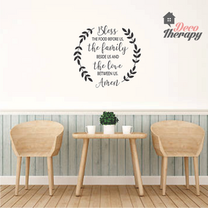 Bless The Food Before Us V1 Wall Sticker