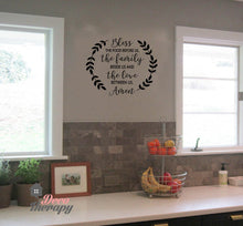 Load image into Gallery viewer, Bless The Food Before Us V1 Wall Sticker