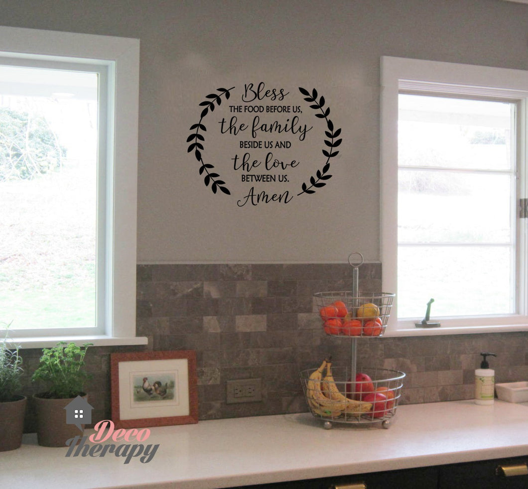 Bless The Food Before Us V1 Wall Sticker