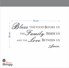 Load image into Gallery viewer, Bless The Food Before Us V2 Wall Sticker