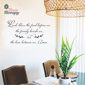 Bless The Food Before Us V3 Wall Sticker