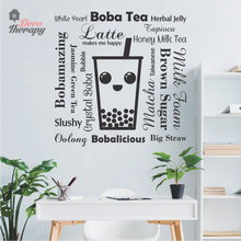 Load image into Gallery viewer, Boba Tea Wall Sticker