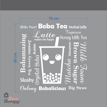 Load image into Gallery viewer, Boba Tea Wall Sticker