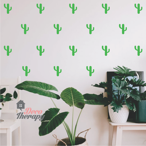 Cactus Pattern Wall Sticker