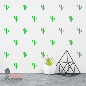 Cactus Pattern Wall Sticker