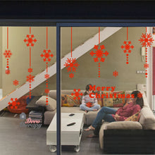 Load image into Gallery viewer, Christmas Hanging Snowflakes Wall Sticker