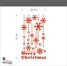 Load image into Gallery viewer, Christmas Hanging Snowflakes Wall Sticker