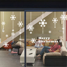 Load image into Gallery viewer, Christmas Hanging Snowflakes Wall Sticker