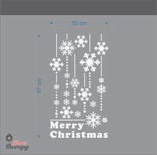 Load image into Gallery viewer, Christmas Hanging Snowflakes Wall Sticker