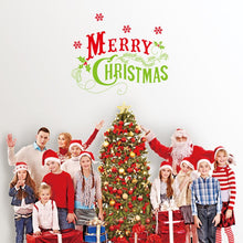 Load image into Gallery viewer, Christmas Flower Leaves Snowflakes Wall Sticker Room Decor