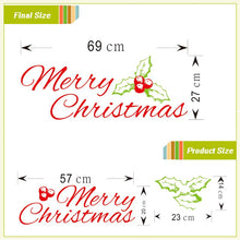 Load image into Gallery viewer, Christmas Flower Wall Sticker
