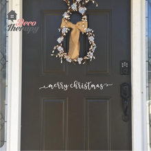 Load image into Gallery viewer, Christmas Greeting On Door Wall Sticker