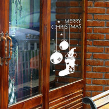 Load image into Gallery viewer, Christmas Hanging Ball and Socks Wall Sticker