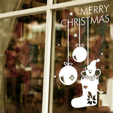 Load image into Gallery viewer, Christmas Hanging Ball and Socks Wall Sticker