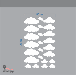 Cloud Pattern Wall Sticker