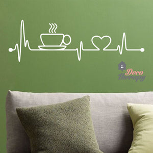 Coffee Lifeline Wall Sticker