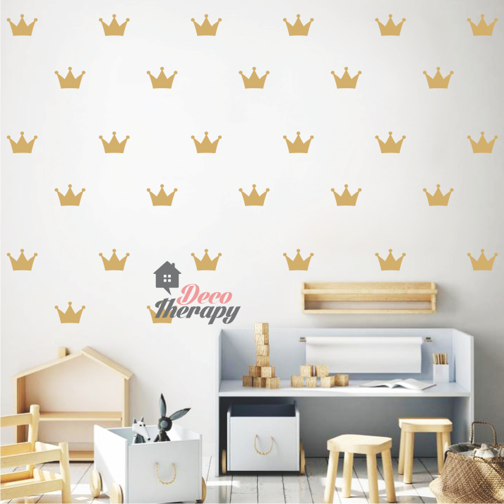 Crown Pattern Wall Sticker