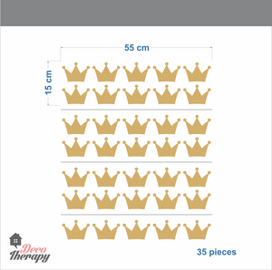 Crown Pattern Wall Sticker