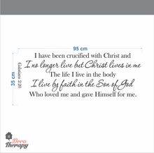 Load image into Gallery viewer, Crucified Galatians V1 Wall Sticker