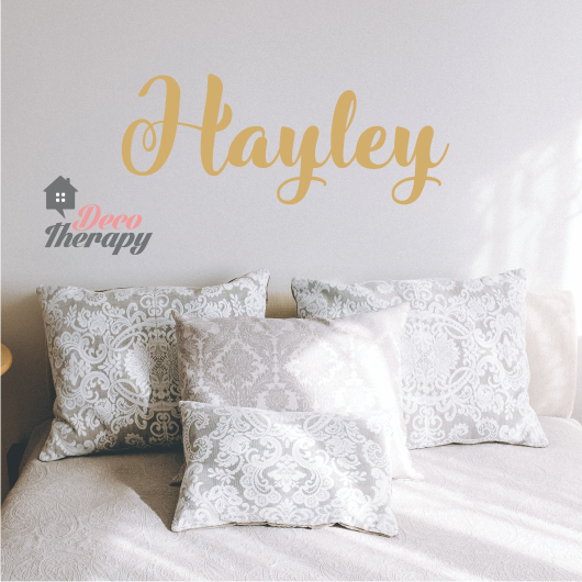 Customized Name Hayley Design Wall Sticker