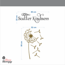 Load image into Gallery viewer, Dandelion Scatter Kindness Wall Sticker