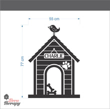 Load image into Gallery viewer, Dog House Personalized Name Design Wall Sticker