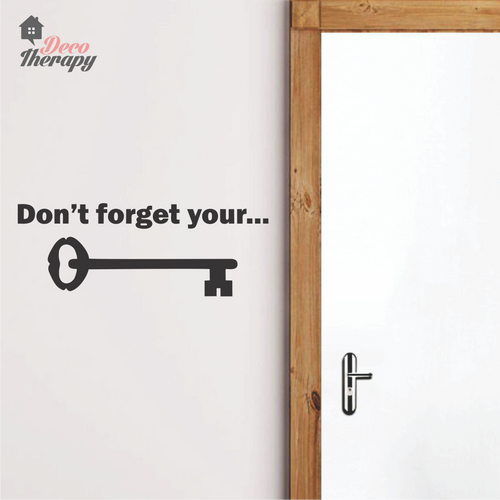 Don't Forget Your Key Wall Sticker