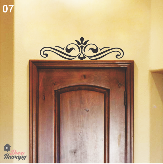 Door Border Decal V7 Wall Sticker
