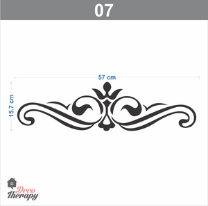 Door Border Decal V7 Wall Sticker