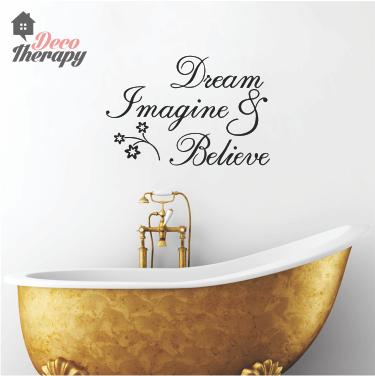 Dream Imagine Believe Wall Sticker