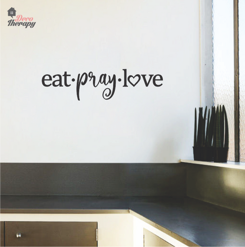 Eat Pray Love V2 Wall Sticker