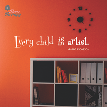 Load image into Gallery viewer, Every Child Is An Artist Wall Sticker