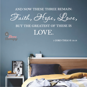 Faith Hope Love V1 Wall Sticker