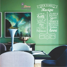 Load image into Gallery viewer, Family Recipe V2 Wall Sticker